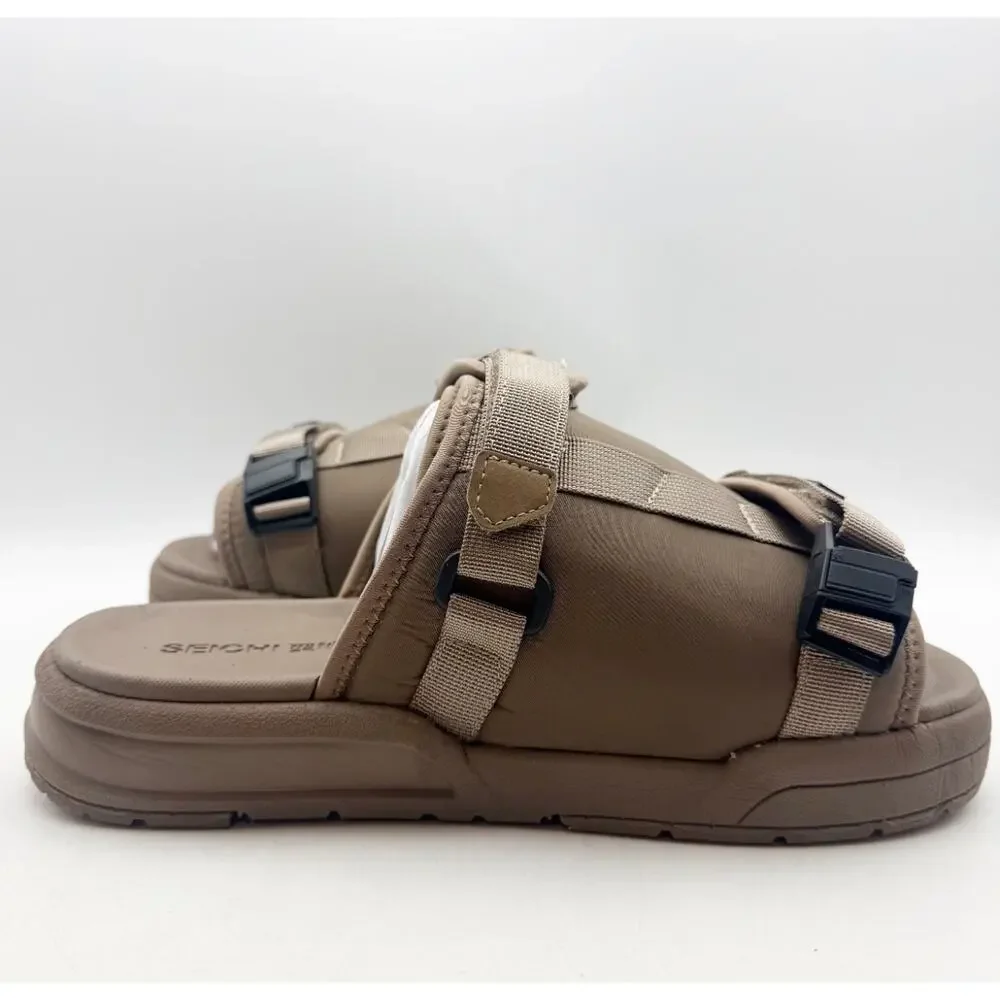 Seichi Mens Yoroi V2 Slide Sandals Size 11 EU 44 Taupe NIB